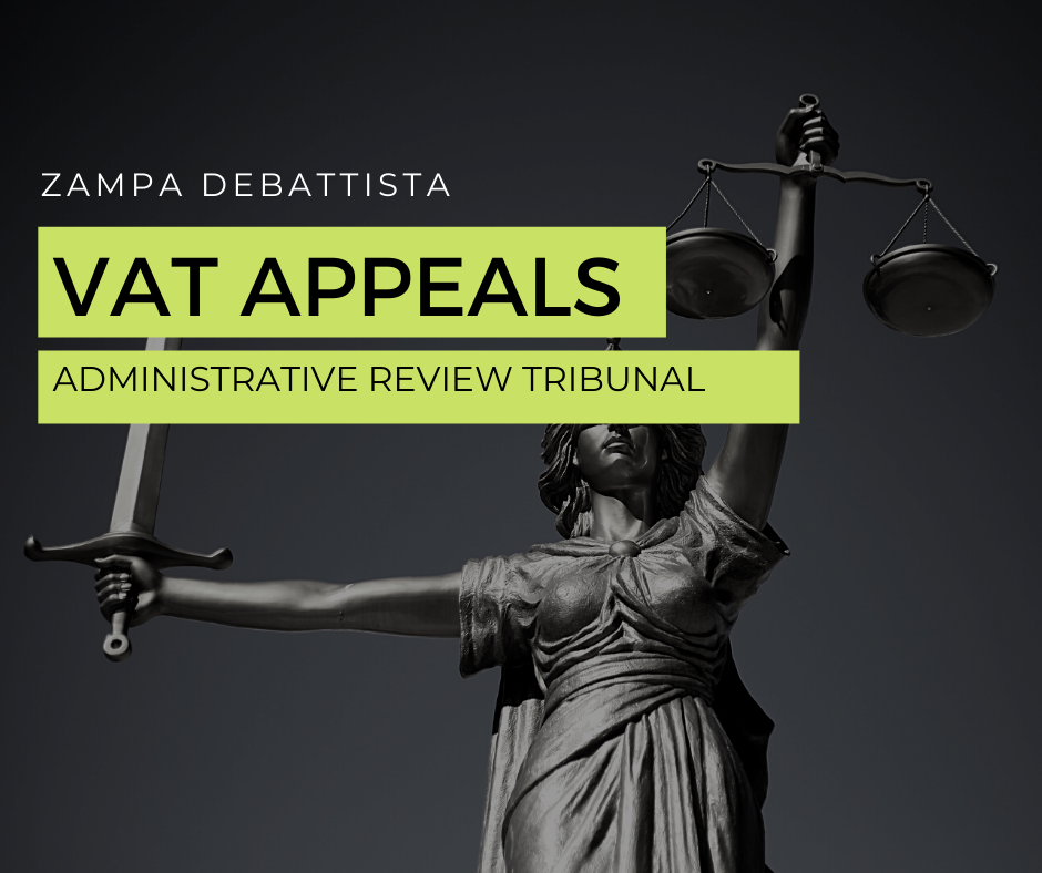 VAT APPEALS – Administrative Review Tribunal